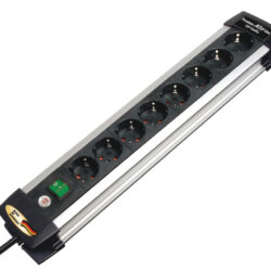Brennenstuhl 8FACH Premium Line Contactdoos 8voudig Zwart/Zilver