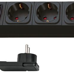 Brennenstuhl BN-1153100100 Stekkerdoos 4-wegs 2 M Zwart - 4 X Schuko