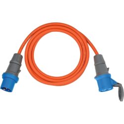 Brennenstuhl 1167650605 Cee Verlengkabel 5m (camping Verlengsnoer H07rn-f 3g2,5 In Oranje Met Cee-stekker En Koppeling Met Afdichtdop Voor Permanent Gebruik Buitenshuis )
