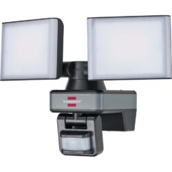 Brennenstuhl BN-1179060010 ®connect Led Wifi Duo Spot Met Bewegingsmelder Wfd 3050 P 3500lm, Pir, Ip54