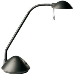 Alco AL-954-11 Bureaulamp Halogeen G4 230/12V, 20W, Zwart
