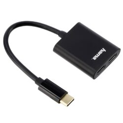 Hama 2in1-USB-C-audio-/hub Met Geïntegreerde Oplaadadapter