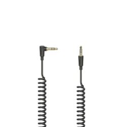 Hama Spiraalkabel Flexi-Slim 3,5-mm-jack-st. 90°- Stekker Stereo 1,5 M