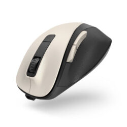 Hama Optische Draadloze Muis 6 Knoppen MW-500 Recharge Accu Ergo. Crï¨mewit