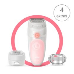 Braun SE5-620 Silk-épil 5 Wet and Dry Epilator Roze/Wit