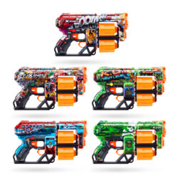 Zuru X-Shot Skins Blaster + 12 Darts Assorti