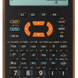 Citizen SH-ELW531XGYR Calculator Sharp ELW531XGYR Zwart-oranje Wetenschappelijk Write View