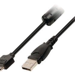 Valueline VLCP60806B20 Camera Data Kabel Usb 2.0 A Male - 12p Canon Connector Male 2,00 M Zwart