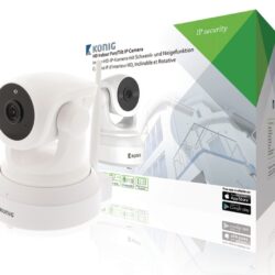 König SAS-IPCAM210W Hd Pan-tilt Ip-camera Binnen 1280x720 Wit