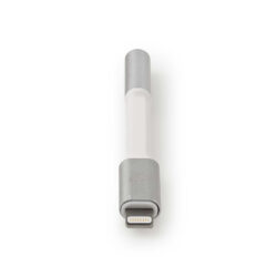 Nedis CCTB39950AL015 Apple Lightning-adapter Apple Lightning 8-pins Male - 3,5 Mm Female 0,08 M Aluminium