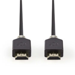 Nedis CVBW34000AT10 High Speed Hdmi™-kabel Met Ethernet Hdmi™-connector - Hdmi™-connector 1,0 M Antraciet