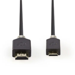 Nedis CVBW34500AT20 High Speed Hdmi™-kabel Met Ethernet Hdmi™-connector - Hdmi™-mini-connector 2,0 M Antraciet