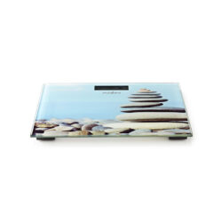 Nedis PESC112DVA Personenweegschaal Gehard Glas Design-opdruk