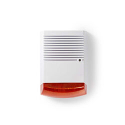 Nedis DUMSS20WT Dummy Beveiligings-sirene Ip44 Wit / Oranje