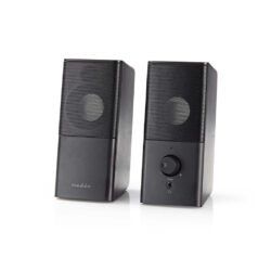 Nedis GSPR10020BK Gaming-luidsprekers 2.0 Over Usb Gevoed 3,5 Mm Jack Rms 6 W