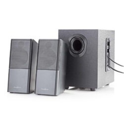 Nedis GSPR10021BK Gaming-luidsprekers 2.1 Over Usb Gevoed 3,5 Mm Jack Rms 11w