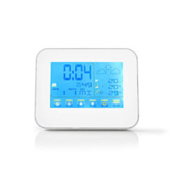 Nedis WEST401WT Weerstation Draadloze Sensor Alarmklok Weersvoorspelling