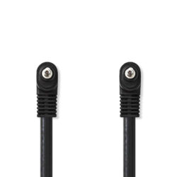 Nedis CVGP22000BK20 3,5 Mm Av-kabel 3,5 Mm Av Male - 3,5 Mm Av Male 2,0 M Zwart