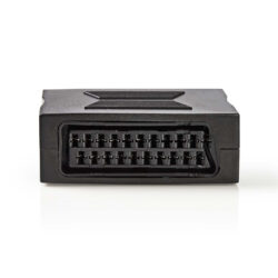 Nedis CVGP31950BK Scart-adapter Scart Female - Scart Female Zwart