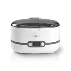 Nedis JECL110WT Ultrasone Juwelenreiniger Inhoud 600 Ml Digitale Timer