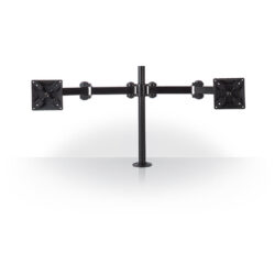 Nedis ERGODMM100BK Ergonomische Monitorbeugel Dubbele Monitor-arm Draai- En Kantelbaar Zwart