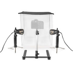 Nedis SKT010WT Led Fotostudioset 40 X 40 Cm 6500 K Opvouwbaar