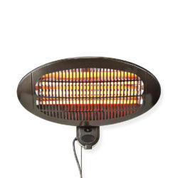 Nedis HTPA110EBK Terrasverwarmer Muurbevestiging 650 / 1300 / 2000 W Ip24