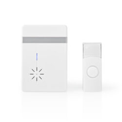 Nedis DOORB212WT Draadloze Deurbelset Batterijvoeding 36 Melodieën