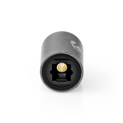 Nedis CATB25950GY ® Koppelstuk Optische-audiokabels Toslink Female - Toslink Female Aluminium Grijs