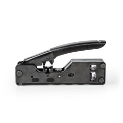 Nedis CCGG89505BK Krimptang Cat5 / Cat5e / Cat6 / Cat6a / Cat7 / Rj11 / Rj12 / Rj45 Snijden / Strippen / Tang Staal / Abs Zwart