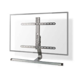 Nedis TVSM5120GY Draai- En Kantelbare Tv-standaard 37-75 " Maximaal Schermgewicht: 40 Kg Kantelbaar Draaibaar Aanpasbare Vooraf Ingestelde Hoogtes Aluminium / Staal Grijs