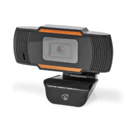 Nedis WCAM100BK Webcam Full Hd@30fps Vaste Scherpstelling Ingebouwde Microfoon Zwart