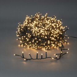 Nedis CLCC1200 Decoratieve Verlichting Compacte Cluster 1200 Led's Warm Wit 24.00 M Licht Effecten: 7 Binnen & Buiten Netvoeding