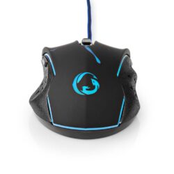 Nedis GMWD210BK Gaming Muis Bedraad Dpi: 1200 / 1800 / 2400 / 3600 Dpi Instelbare Dpi Aantal Knoppen: 6 Programmeerbare Knoppen Rechtshandig 1.50 M Led