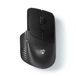 Nedis MSWS510BK Muis Draadloos 800 / 1200 / 1600 Dpi Instelbare Dpi Aantal Knoppen: 6 Rechtshandig