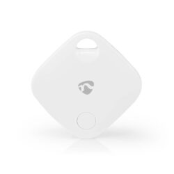 Nedis BTTAG10WT Keyfinder Batterij Gevoed 1x Cr2032 Incl. Batterijen Bluetooth®-versie: 5.1 Batterijlevensduur Tot: 1 Jaar Wit 1 Stuks