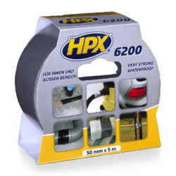 HPX CB5005 Pantsertape Zilver 50mmx5m
