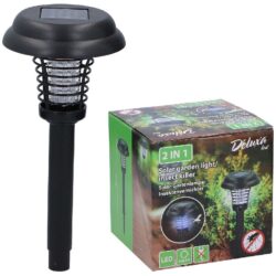 Deluxa Garden Solar Insecten Tuinlamp Zwart