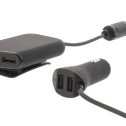 Sweex CH-018BL Autolader 4-uitgangen 9.6 A Usb Zwart