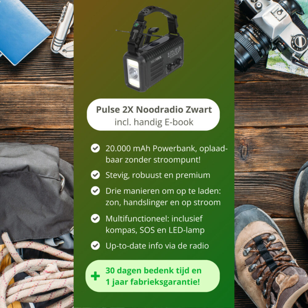 Nexvex Pulse 2X Zwart